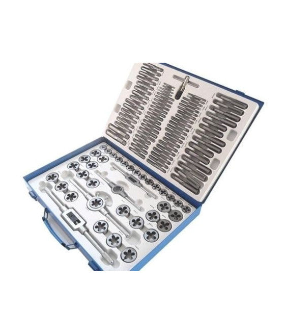 110-TEILIGER GEWINDESCHNEIDSATZ KOMPLETT MIT GEWINDEBOHRERN