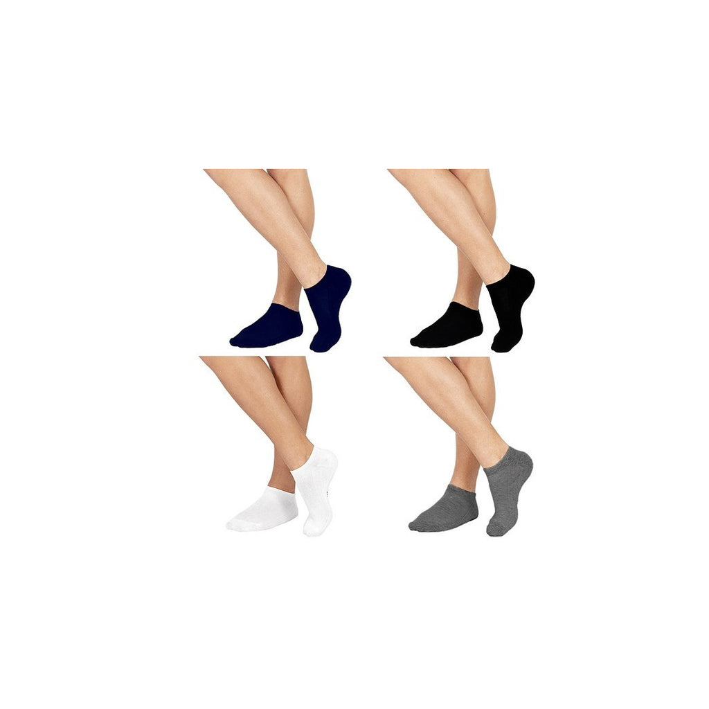 12 PAAR BEQUEME SOCKEN MIT NIEDRIGEM KRAGEN IN 4 FARBEN VON 40 BIS 46 AT007