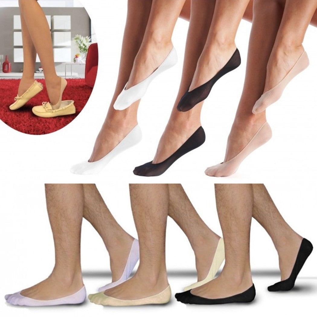 12 PAAR UNISEX-FUSSSÄCKE AUS BAUMWOLLE IN EINHEITSGRÖSSE FÜR ALLE