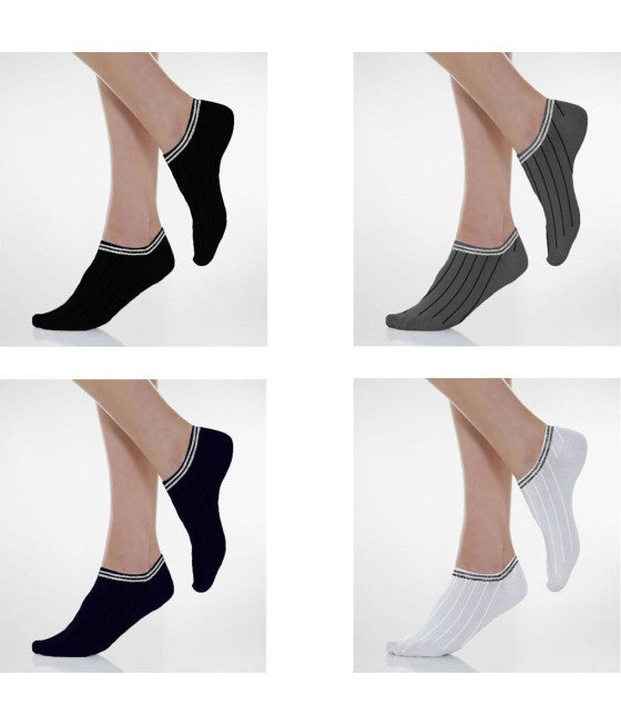 12 PAAR DAMEN-PHANTOMSOCKEN AUS REINER BAUMWOLLE 35-40