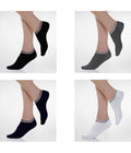 12 PAAR DAMEN-PHANTOMSOCKEN AUS REINER BAUMWOLLE 35-40