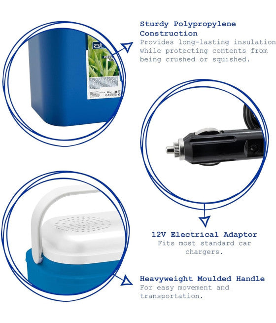 12V 18LT Elektrische Kühlschrank Thermalbeutel Picknick Camping 860195