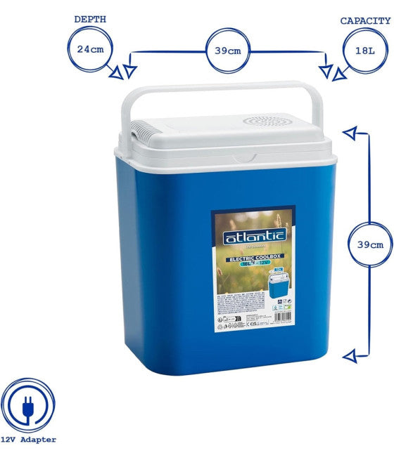 12V 18LT Elektrische Kühlschrank Thermalbeutel Picknick Camping 860195