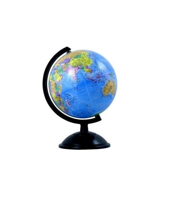 14 CM DURCHMESSER DREHBARER POLITISCHER GLOBUS TISCHGLOBUS BODENSPIEL HEIM