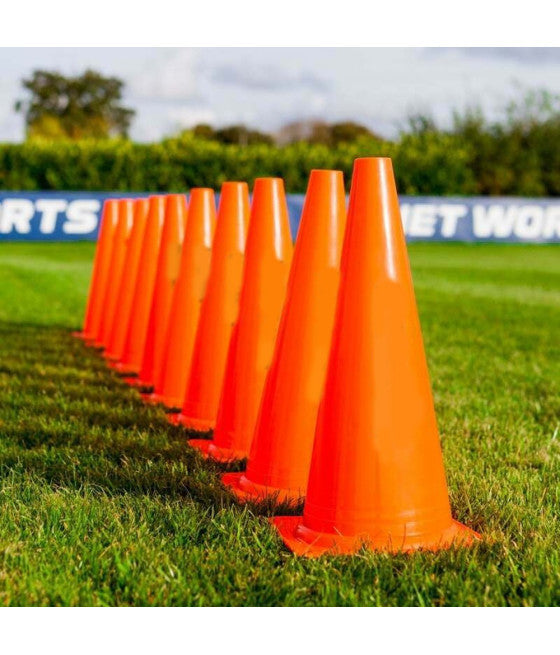 2 STÜCK ORANGE HINDERNISKEGEL 30 CM FÜR SPEED AGILITY Sprinttraining