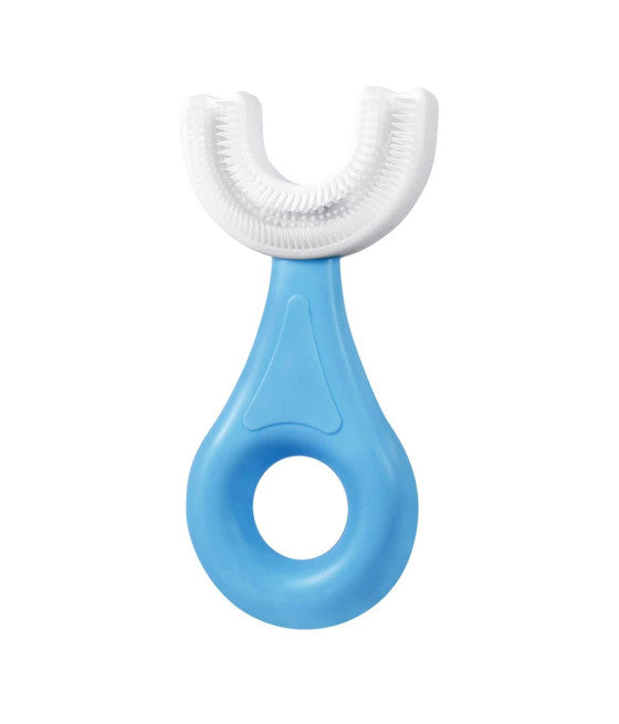 2 STÜCK KINDERZAHNBÜRSTE 2-6 JAHRE U-FÖRMIGE SILIKONBORSTEN