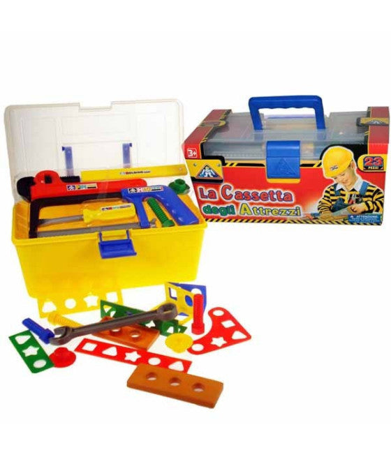 23-TEILIGER KUNSTSTOFF-WERKZEUGKASTEN