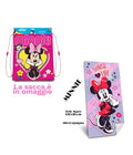 140*70 BAUMWOLLE STRANDTUCH MINNIE MOUSE + KOSTENLOSE TASCHE