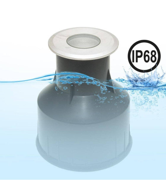 24V RGBW LED-EINBAUSTRAHLER IP68 4W RGB 4000K