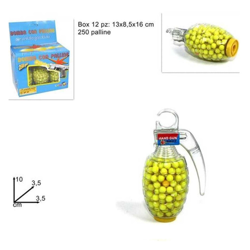 250 KUGELN BOMBE FÜR SPIELZEUG- UND SOFTAIRWAFFEN 6MM