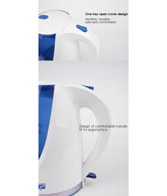 1,7 LITER WASSERKOCHER FÜR TEEAUFGÜSSE 2200W EDELSTAHL