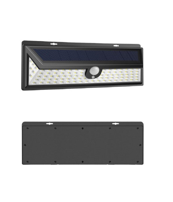 190 LED-SCHEINWERFER MIT SOLARPANEL UND BEWEGUNGSSENSOR 30W DÄMMERUNGSSCHEINWERFER