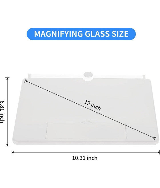 12" 3D-BILDSCHIRMLUPE FÜR SMARTPHONE UND VIDEOFILME