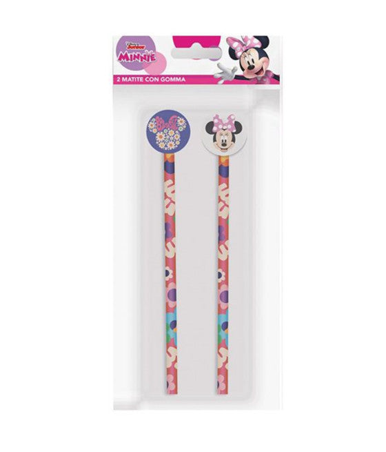 2 pz Kit mit runder Gummi Grafik Minnie Girls 960771