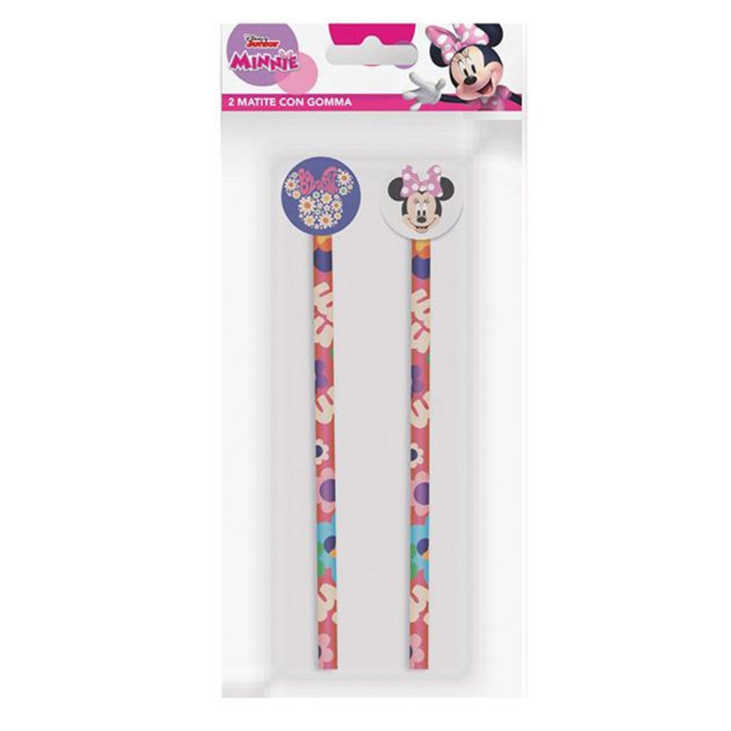 2 pz Kit mit runder Gummi Grafik Minnie Girls 960771