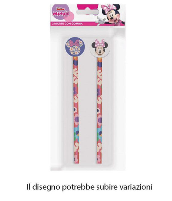 2 pz Kit mit runder Gummi Grafik Minnie Girls 960771