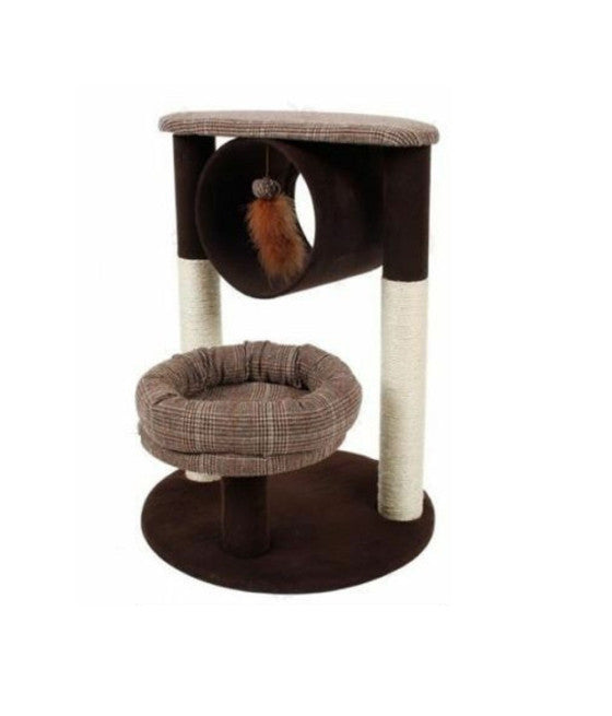 2-BAUM-KATZENKRATZBAUM STABILER 2 SOCKEL RUHETUNNEL KATZENSPIEL