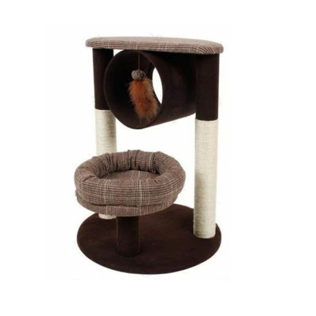 2-BAUM-KATZENKRATZBAUM STABILER 2 SOCKEL RUHETUNNEL KATZENSPIEL