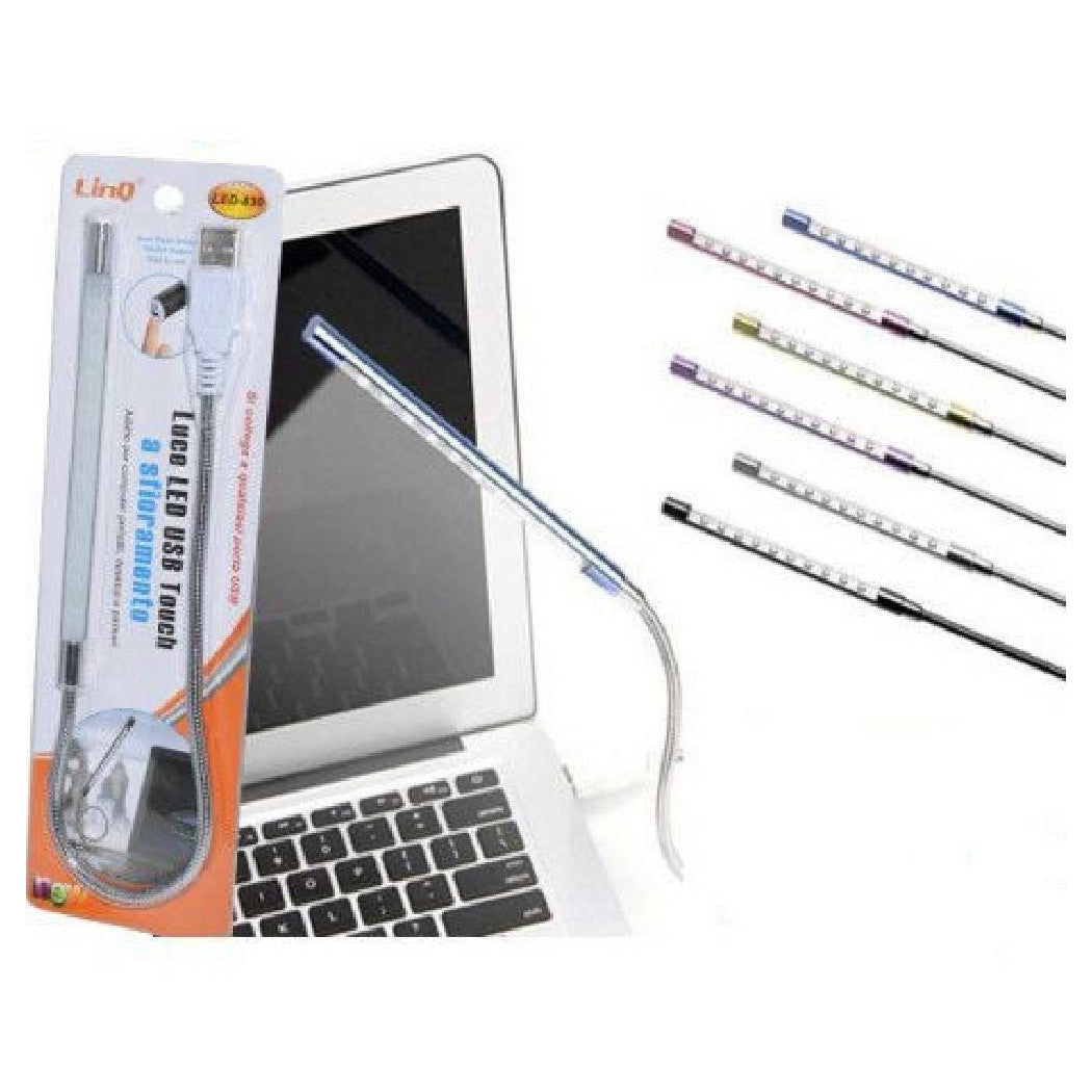 10 LED USB TOUCH LAMPE FÜR LAPTOPS LAPTOPS PC LED-830