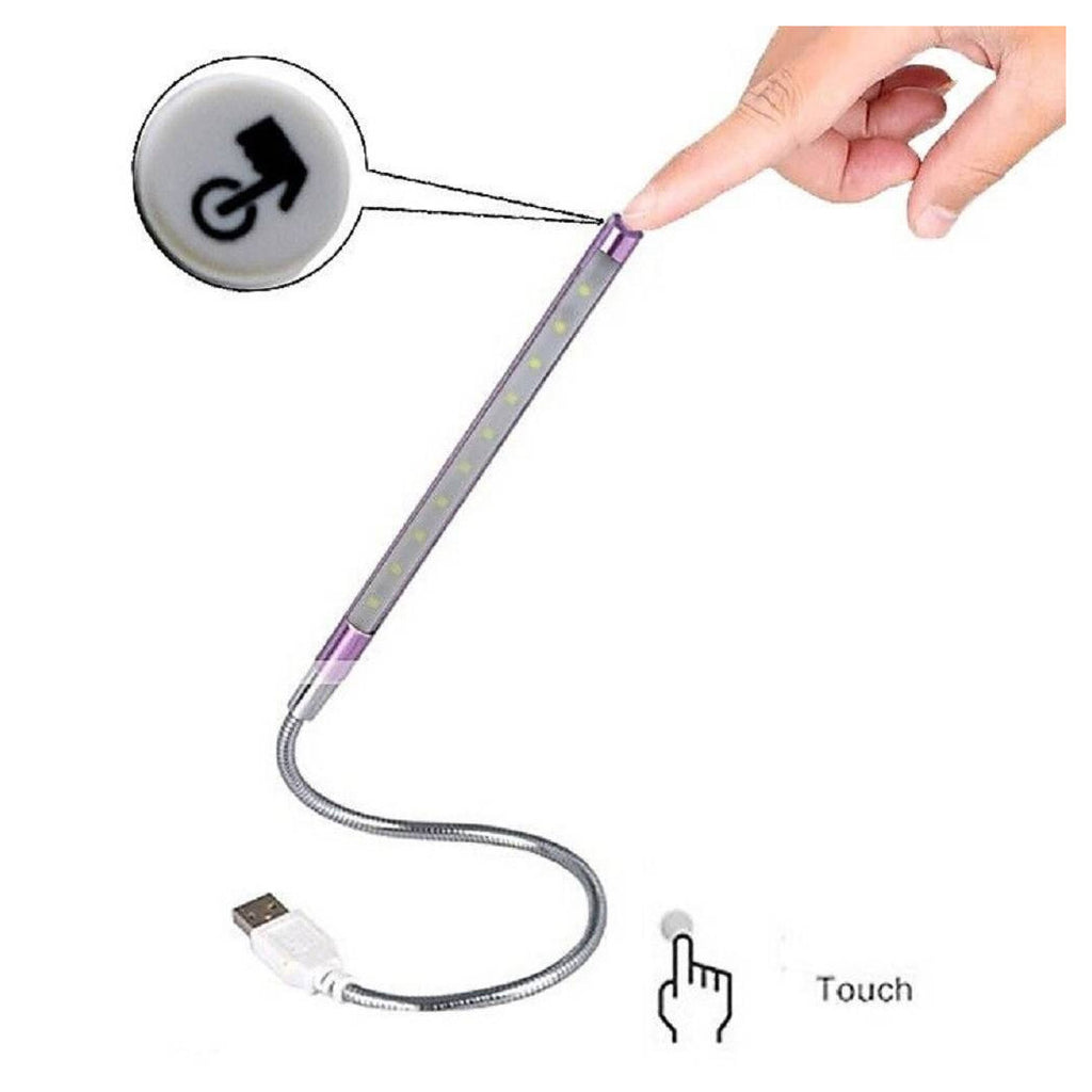 10 LED USB TOUCH LAMPE FÜR LAPTOPS LAPTOPS PC LED-830