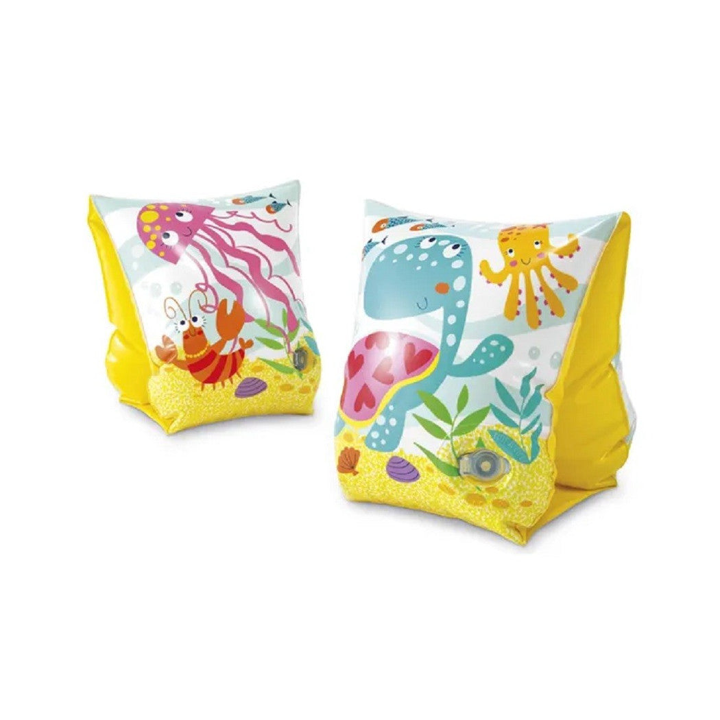 23X15 CM AUFBLASBARES KINDERSCHWIMMBECKEN MIT MEERESBODEN ARMLEHNEN 56666