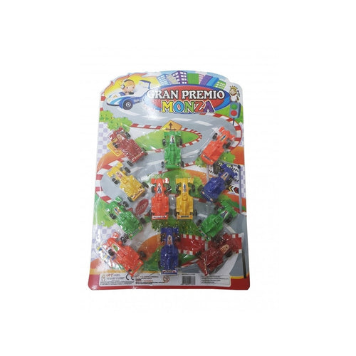 12 MINI-GRAND-PRIX-RENNWAGEN GEMISCHTE SPIELZEUGAUTOS FÜR KINDER