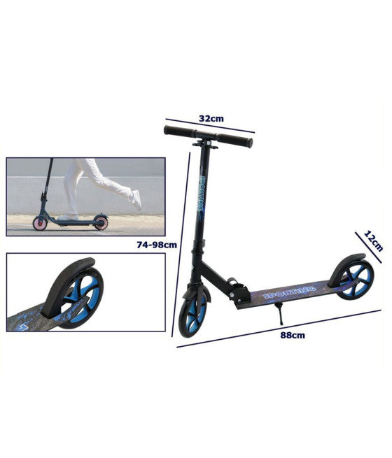 2-RAD-SCOOTER, HÖHENVERSTELLBAR, SCHNELL, LEICHT, VIELSEITIG, ERWACHSENE KINDER