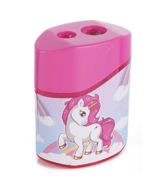 2-Loch-Oval-Bleistiftspitzer mit Einhorn-Tank-Girls 737861