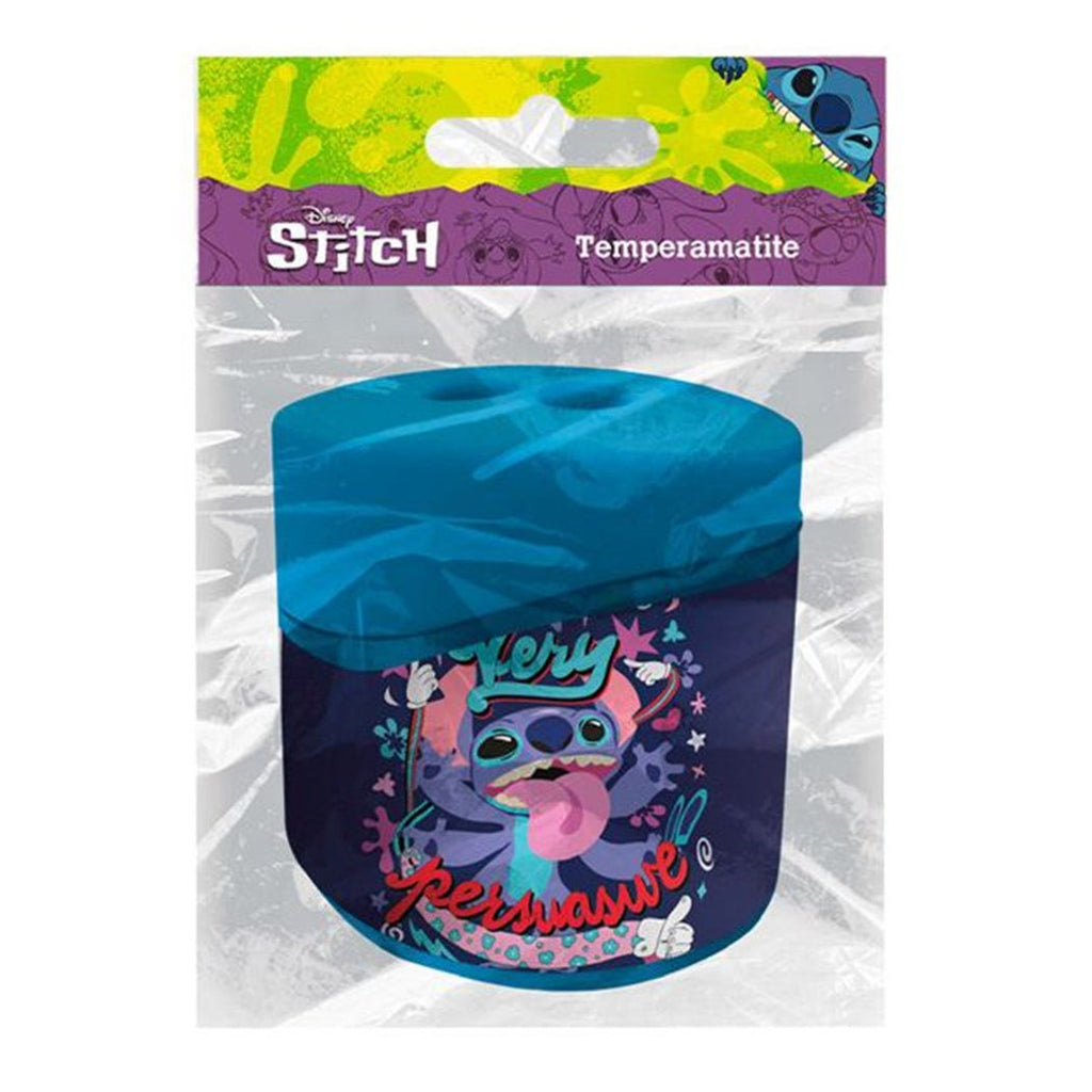 2-Loch-Oval-Bleistiftspitzer mit Stichbehälter Kinder 960504