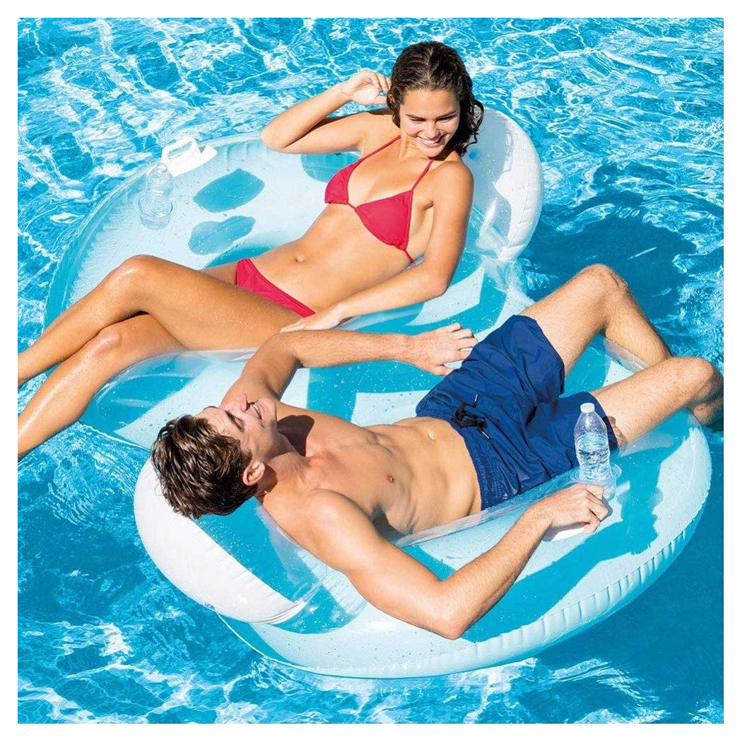 2-SITZ-SESSEL MIT AUFBLASBARER MATRATZE UND RÜCKENLEHNE