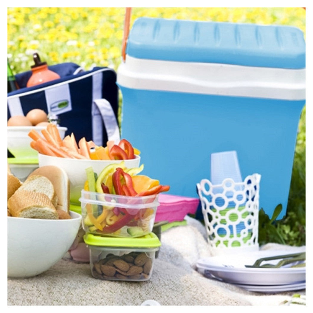 22.5LT TRAGBARER KÜHLSCHRANK BLAU AUTO WOHNMOBIL PICKNICK CAMPING