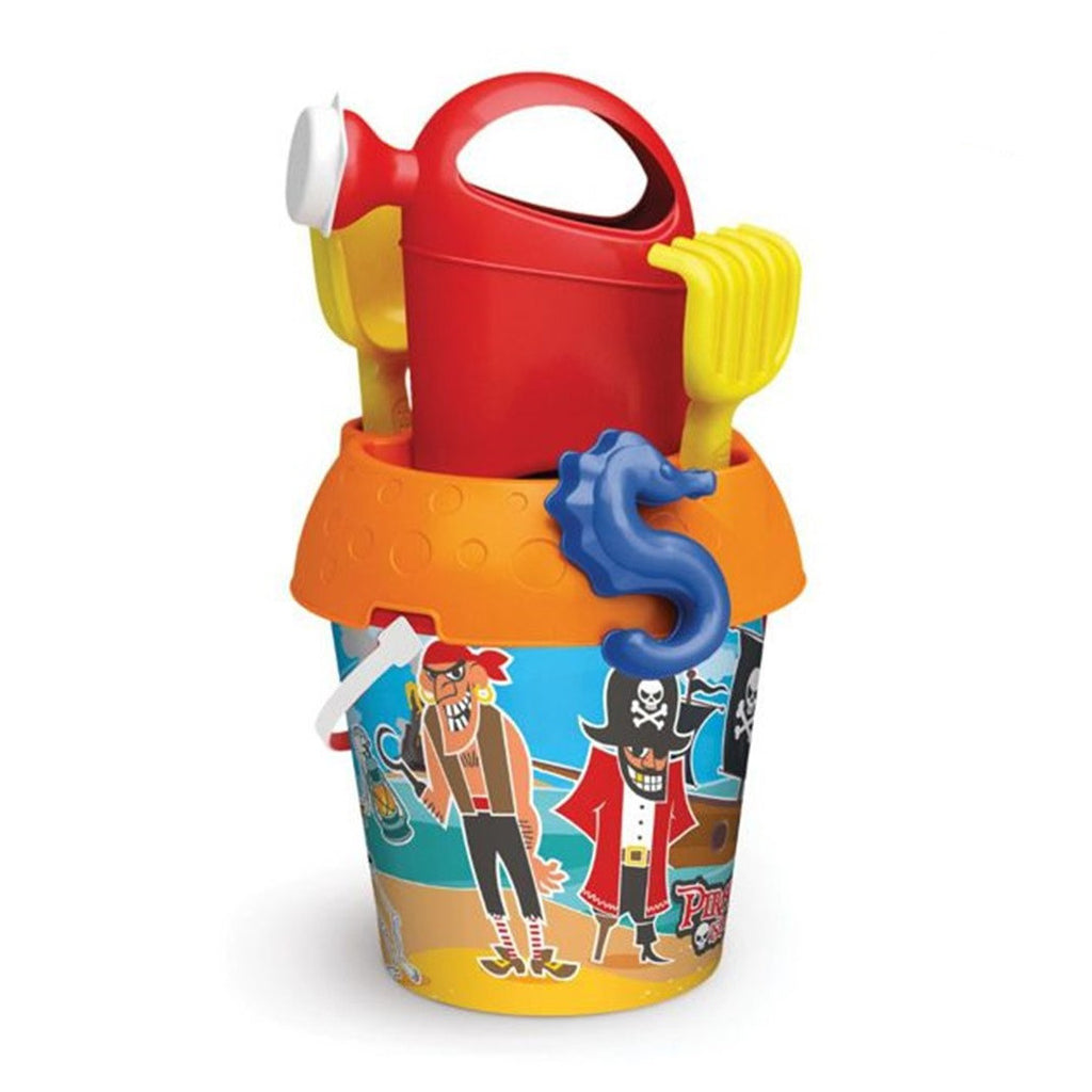 18cm Sea Eimer Strand Piraten mit Gießkanne 901309