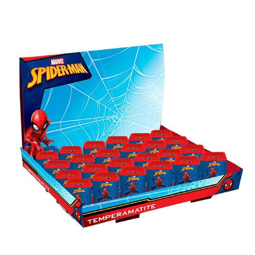 24pcs Bleistiftspitzer Square Doppelloch Spiderman Kinder 961433
