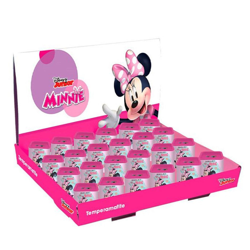 24 stück Bleistiftspitzer Square Doppelloch Minnie Mädchen 961419