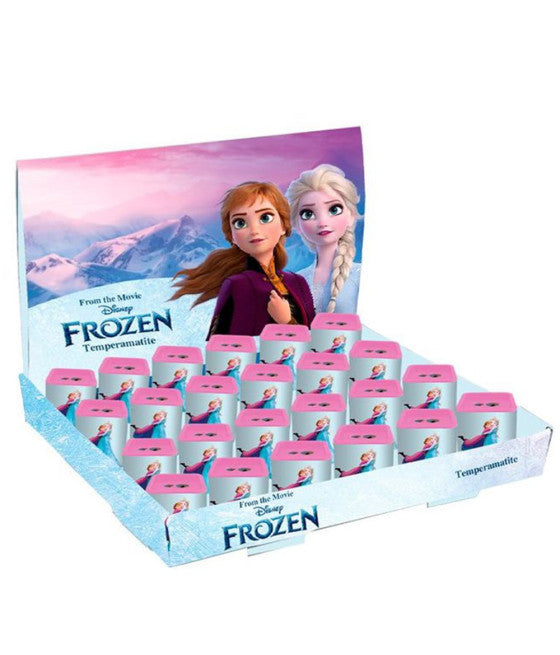 24 stück Bleistiftspitzer Square Doppelloch Gefrorene Mädchen 961396