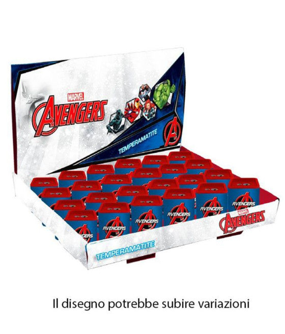 24 stück Bleistiftspitzer Square Doppelloch Avengers Kinder 961372