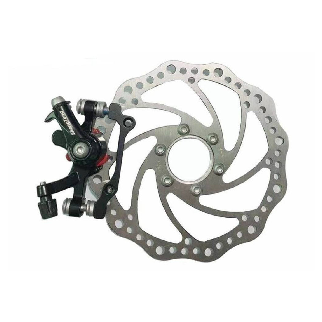 16 CM SCHEIBENBREMSSET MIT MECHANISCHEM BREMSSATTEL FÜR FAHRRAD ZX-9918