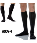 12 PAAR HERREN BAUMWOLLE LANGE SOCKEN SCHWARZ 40-46 KNIEHOCH A009-4