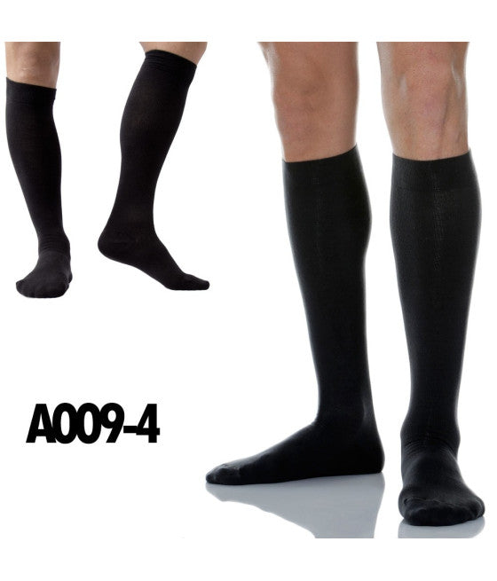 12 PAAR HERREN BAUMWOLLE LANGE SOCKEN SCHWARZ 40-46 KNIEHOCH A009-4
