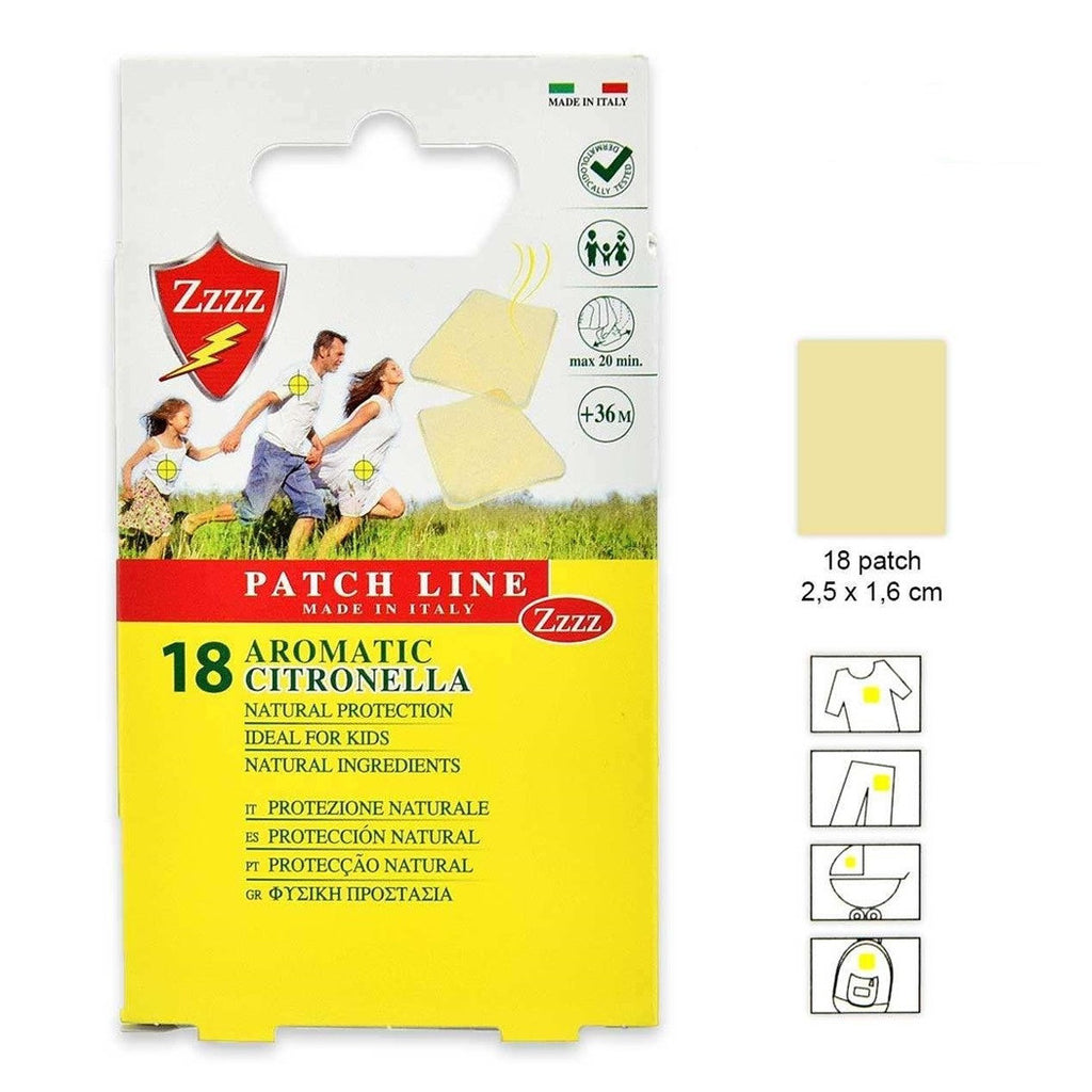 12 stücke 18 patches citronella Schutzabweisende Antipunktur-Mücken