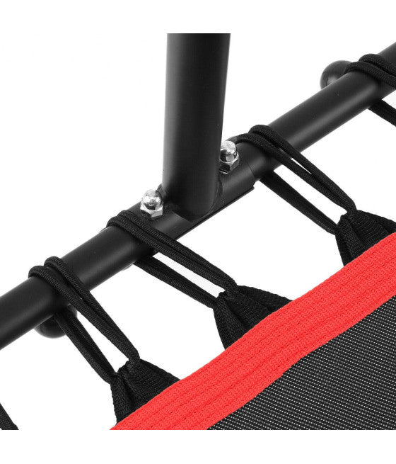 150KG FEDERTRAMPOLIN MIT SICHERHEITSGRIFF FITNESS SPORT