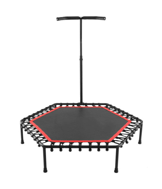 150KG FEDERTRAMPOLIN MIT SICHERHEITSGRIFF FITNESS SPORT