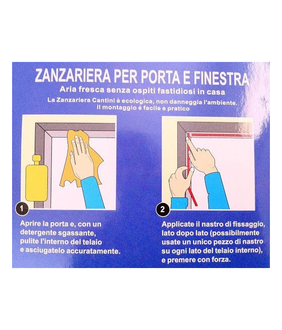 130X150 POLYESTER MOSKITONETZ FÜR TÜR UND FENSTER