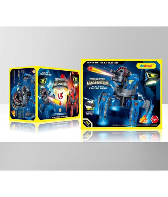 2.4GHZ DRAHTLOSER FERNGESTEUERTER ROBOTER RAUM SPINNE SPIELZEUG Q-9006